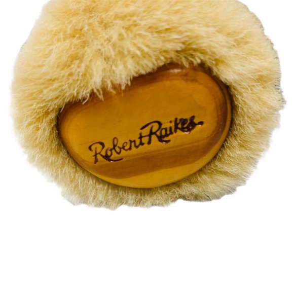 Vintage Raikes Papa Bear Wooden Face Plush Applause Moveable Arms and Legs - Picture 2 of 8